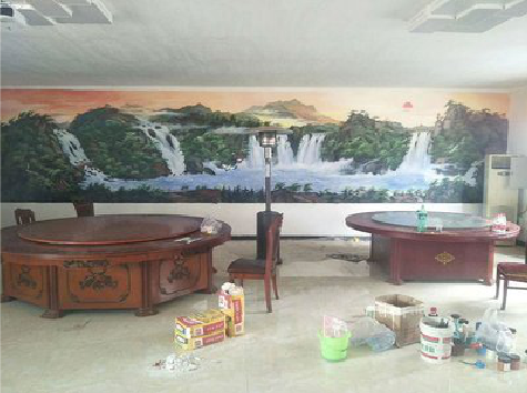 昆明墙绘-写实风景