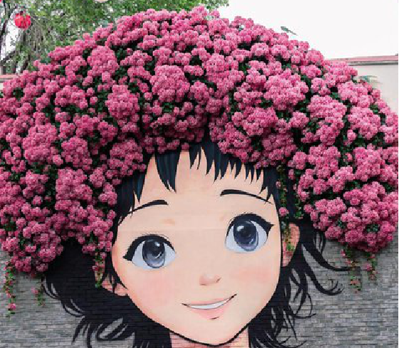 昆明墙体彩绘-网红墙打卡