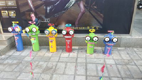 昆明商业区彩绘