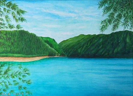 昆明在墙绘中，如何绘画绿水青山？